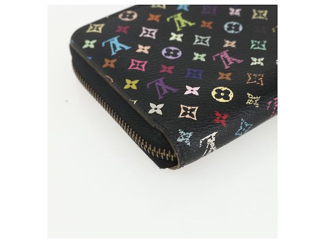 LOUIS VUITTON Monogram Multicolor Zippy Wallet Wallet Black M60243 Auth bs31331 - view 16