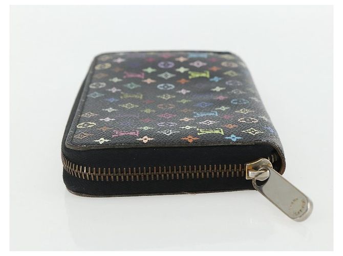 LOUIS VUITTON Monogram Multicolor Zippy Wallet Wallet Black M60243 Auth bs31331 - view 3