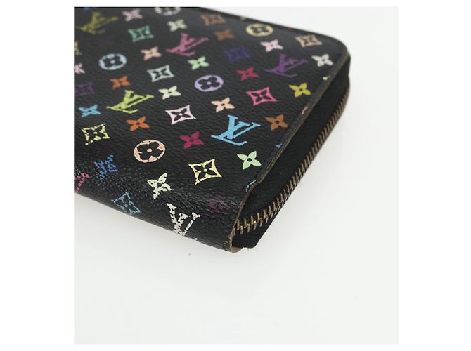 LOUIS VUITTON Monogram Multicolor Zippy Wallet Wallet Black M60243 Auth bs31331 - view 7
