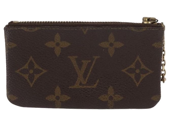 LOUIS VUITTON Pochette Cles Monogram Portamonete M60033 LV Auth 154883 Monogramma - vista 2