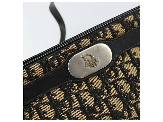 Bolsa de Ombro em Lona Trotter Christian Dior Azul Auth 156000 Azul marinho - vista 10