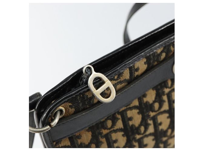 Bolsa de Ombro em Lona Trotter Christian Dior Azul Auth 156000 Azul marinho - vista 11