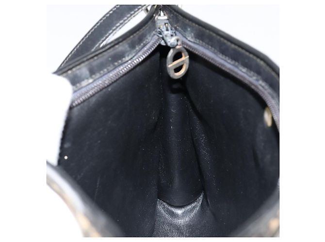 Bolsa de Ombro em Lona Trotter Christian Dior Azul Auth 156000 Azul marinho - vista 17