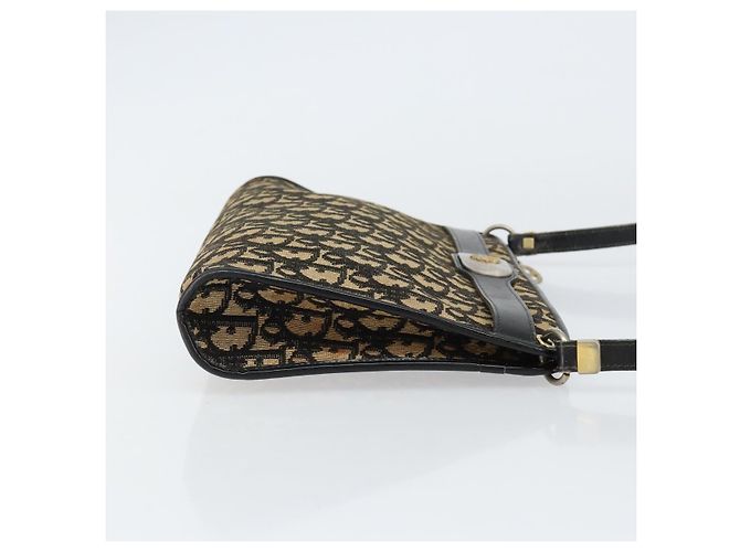 Bolsa de Ombro em Lona Trotter Christian Dior Azul Auth 156000 Azul marinho - vista 3