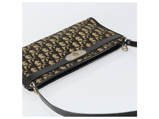 Bolsa de Ombro em Lona Trotter Christian Dior Azul Auth 156000 Azul marinho - vista 6