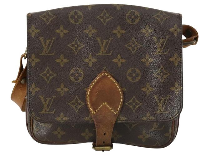 LOUIS VUITTON Borsa a Spalla Monogram Cartouchiere MM M51253 LV Auth bs31075 Monogramma - vista 13