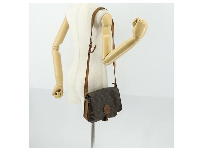 LOUIS VUITTON Borsa a Spalla Monogram Cartouchiere MM M51253 LV Auth bs31075 Monogramma - vista 25