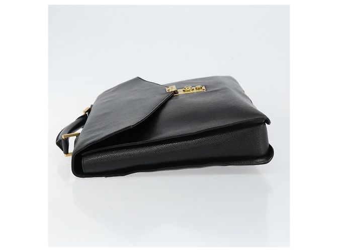 CHANEL Valigetta Pelle Caviar Nera Oro CC Auth bs29898 Nero D'oro - vista 4