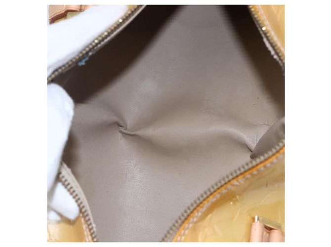 LOUIS VUITTON Borsa a Mano Monogram Vernis Bedford Beige M91006 LV Auth ep11091 - vista 11