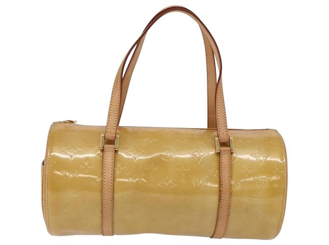 LOUIS VUITTON Borsa a Mano Monogram Vernis Bedford Beige M91006 LV Auth ep11091 - vista 13