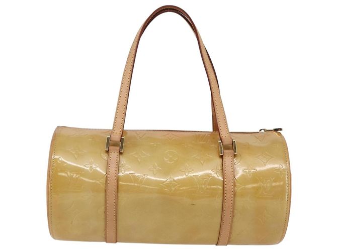 LOUIS VUITTON Borsa a Mano Monogram Vernis Bedford Beige M91006 LV Auth ep11091 - vista 2