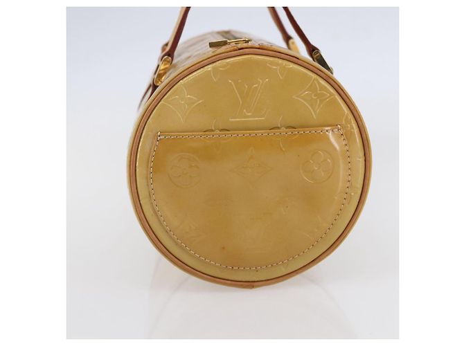 LOUIS VUITTON Borsa a Mano Monogram Vernis Bedford Beige M91006 LV Auth ep11091 - vista 4
