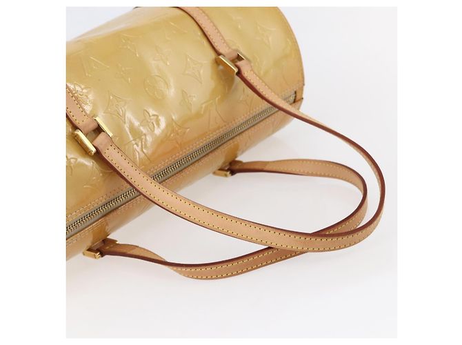 LOUIS VUITTON Borsa a Mano Monogram Vernis Bedford Beige M91006 LV Auth ep11091 - vista 7
