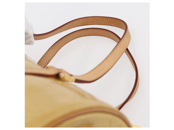 LOUIS VUITTON Borsa a Mano Monogram Vernis Bedford Beige M91006 LV Auth ep11091 - vista 8