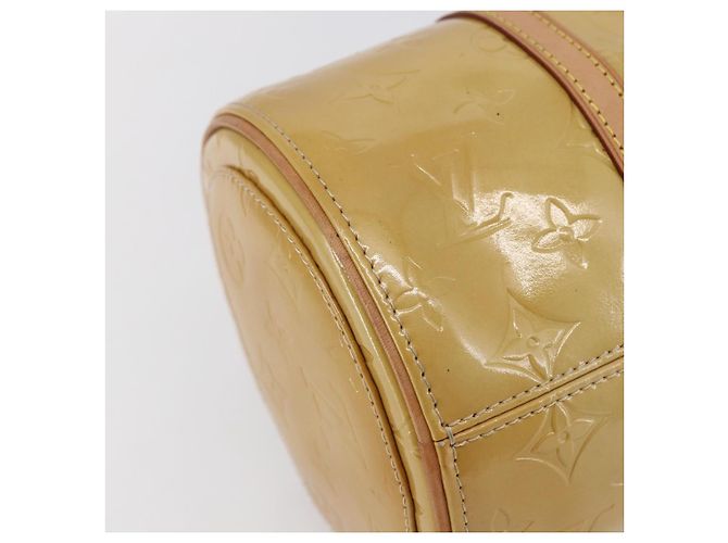 LOUIS VUITTON Borsa a Mano Monogram Vernis Bedford Beige M91006 LV Auth ep11091 - vista 9