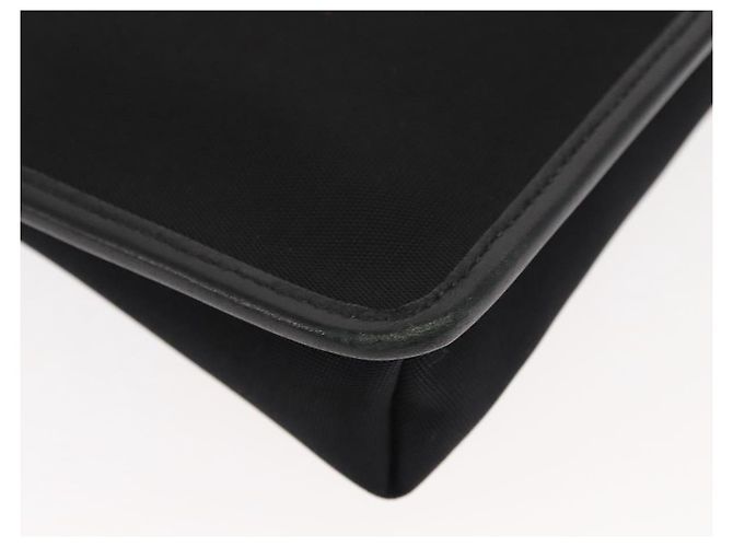 Borsa a Spalla GUCCI in Tela e Pelle Nera Auth ep11047 Nero - vista 15