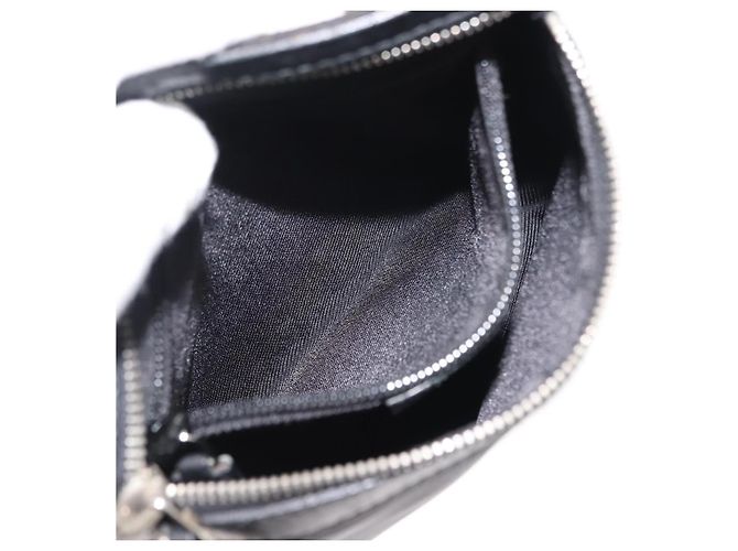 Borsa a Spalla GUCCI in Tela e Pelle Nera Auth ep11047 Nero - vista 21