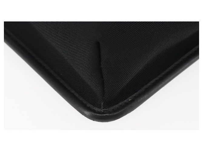 Borsa a Spalla GUCCI in Tela e Pelle Nera Auth ep11047 Nero - vista 9