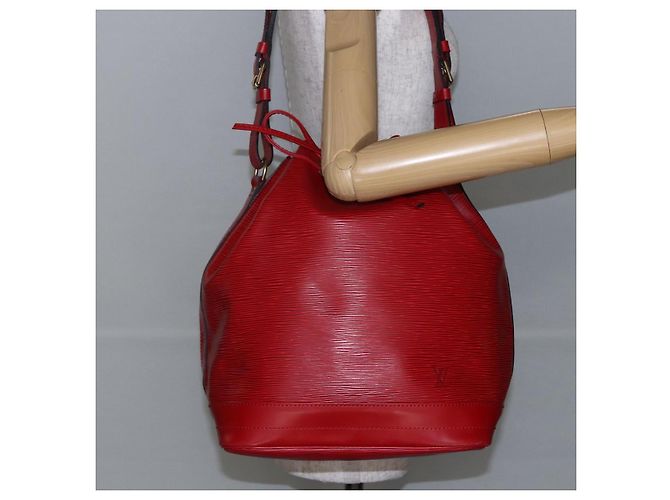 LOUIS VUITTON Borsa a Spalla Epi Noe Rossa M44007 LV Auth ep11146 Rosso - vista 20
