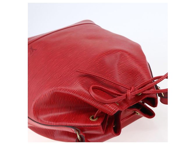LOUIS VUITTON Borsa a Spalla Epi Noe Rossa M44007 LV Auth ep11146 Rosso - vista 6