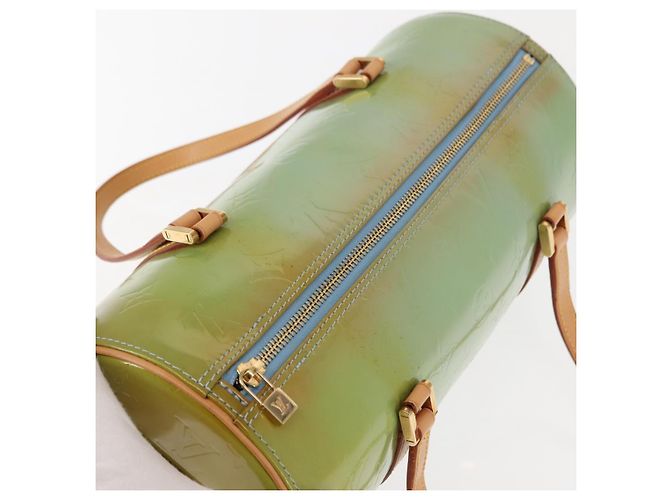 LOUIS VUITTON Sac à main Monogram Vernis Bedford Bleu Bébé M91007 LV Auth BA6714 Bleu clair - vue 6