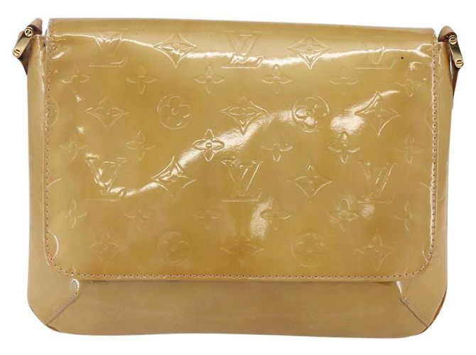 LOUIS VUITTON Borsa Thompson Street Monogram Vernis Grigia M91008 LV Auth th6397 Grigio - vista 13