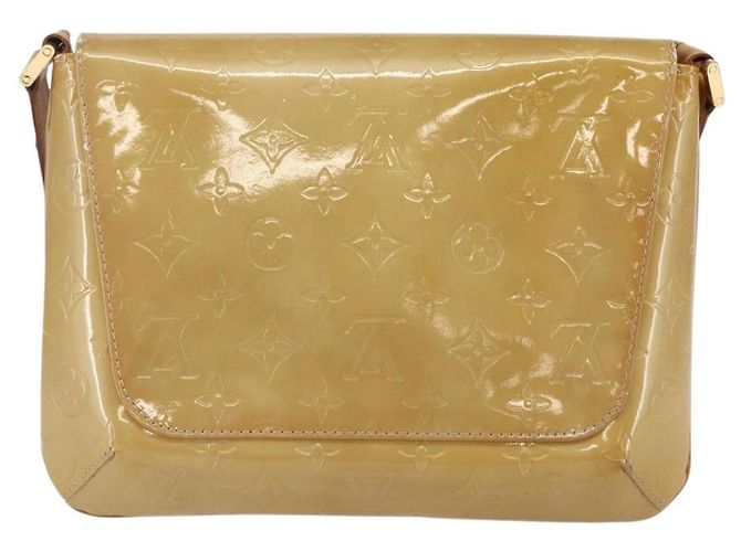 LOUIS VUITTON Borsa Thompson Street Monogram Vernis Grigia M91008 LV Auth th6397 Grigio - vista 2