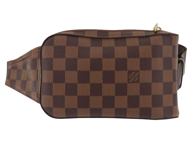 LOUIS VUITTON Borsa a Spalla Geronimos Damier Ebene N51994 LV Auth 147134 - vista 13