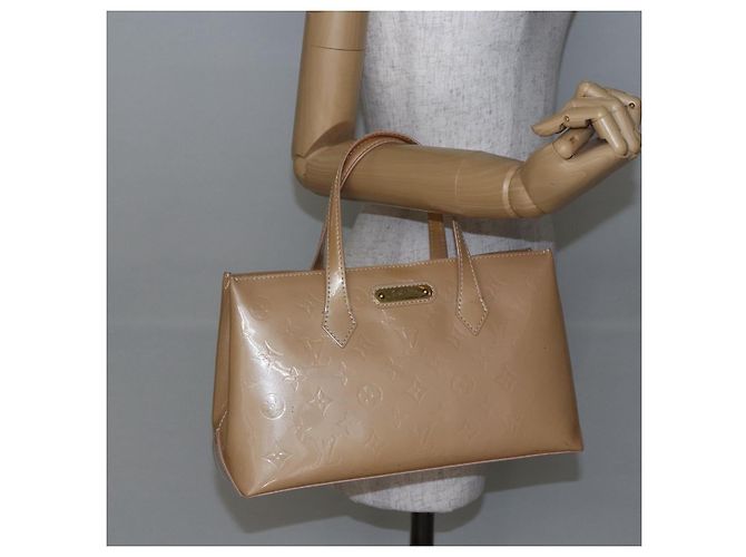 LOUIS VUITTON Borsa a Mano Vernis Wilshire PM Rose Flow Lantern M91642 Auth ep11166 - vista 21