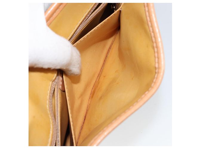 Céline Borsa a Spalla in Tela Macadam CELINE PVC Beige Oro Auth BA6573 D'oro - vista 23