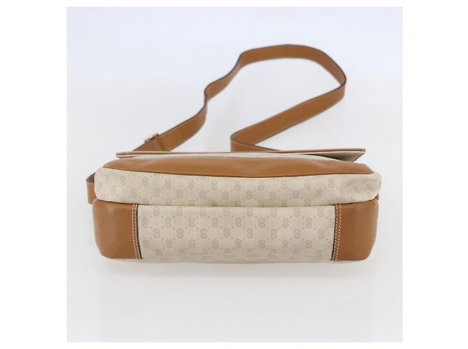 GUCCI Micro GG Canvas Schultertasche aus PVC-Leder Weiß Auth BA6747 - Ansicht 5