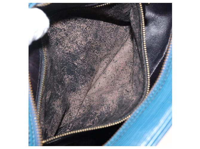 LOUIS VUITTON Borsa a Spalla Epi Trocadero 27 Blu M52315 LV Auth 147137 - vista 11