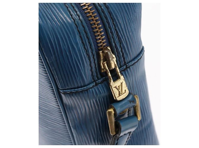LOUIS VUITTON Borsa a Spalla Epi Trocadero 27 Blu M52315 LV Auth 147137 - vista 9