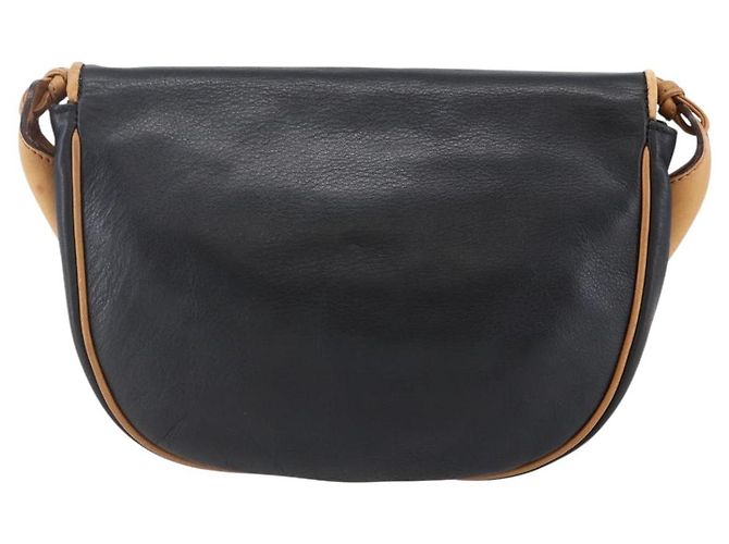 Céline Borsa a Spalla CELINE in Pelle Nera e Oro Auth ep10956 Nero D'oro - vista 2
