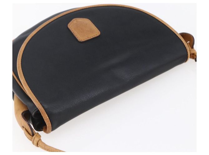 Céline Borsa a Spalla CELINE in Pelle Nera e Oro Auth ep10956 Nero D'oro - vista 6