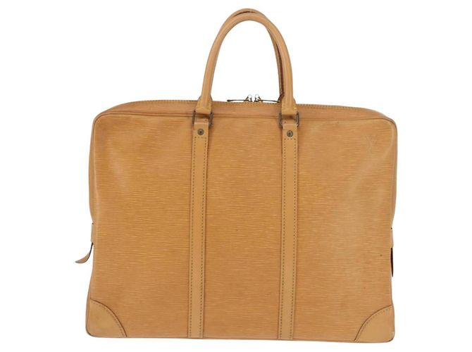 LOUIS VUITTON Epi Porta Documenti da Viaggio Borsa Business Beige M54476 Auth th6381 - vista 13
