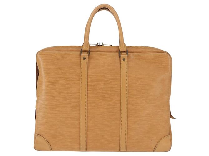 LOUIS VUITTON Epi Porta Documenti da Viaggio Borsa Business Beige M54476 Auth th6381 - vista 2