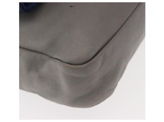 Chloé Bolsa de Ombro de Couro Cinza Auth BA6834 Marrom - vista 14
