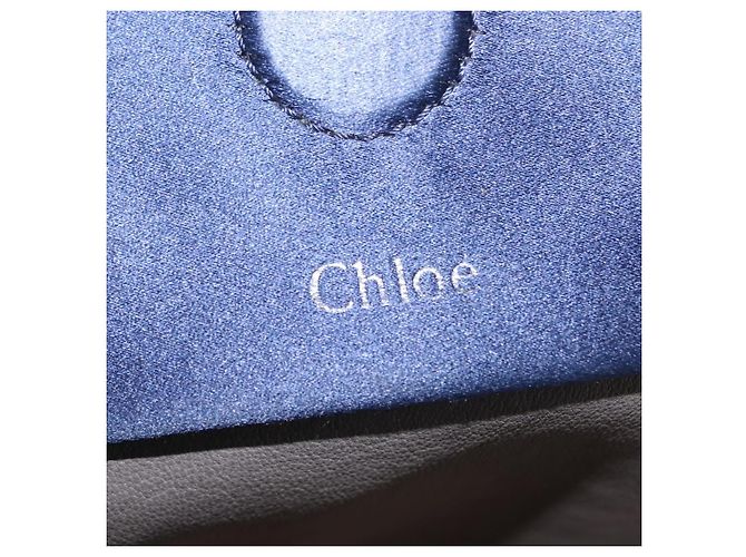 Chloé Bolsa de Ombro de Couro Cinza Auth BA6834 Marrom - vista 18