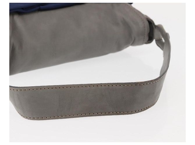 Chloé Bolsa de Ombro de Couro Cinza Auth BA6834 Marrom - vista 7