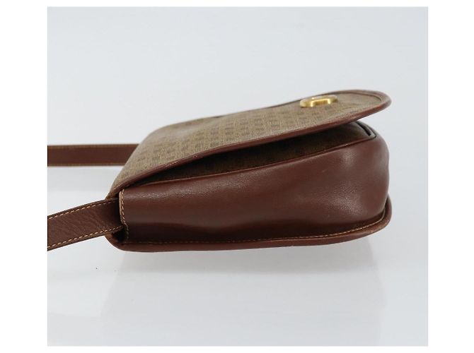 Gucci Borsa a Spalla Micro GG Supreme PVC Marrone Oro 004 113 0363 Auth bs29936 D'oro - vista 4