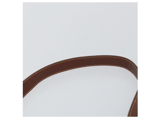 Gucci Borsa a Spalla Micro GG Supreme PVC Marrone Oro 004 113 0363 Auth bs29936 D'oro - vista 8