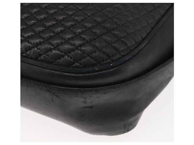 BALLY Borsa a Spalla in Pelle Nera e Oro Auth BA6625 Nero D'oro - vista 14