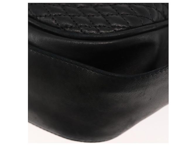 BALLY Borsa a Spalla in Pelle Nera e Oro Auth BA6625 Nero D'oro - vista 16