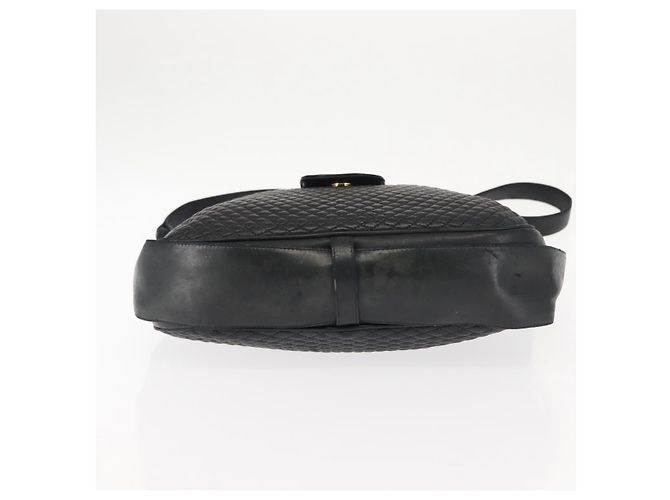 BALLY Borsa a Spalla in Pelle Nera e Oro Auth BA6625 Nero D'oro - vista 5
