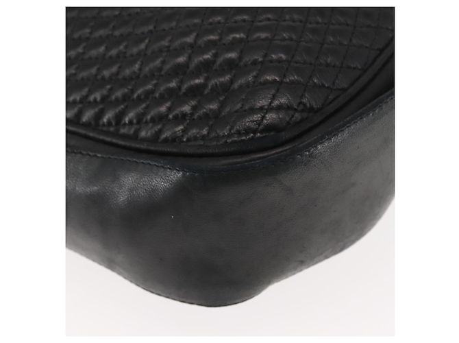BALLY Borsa a Spalla in Pelle Nera e Oro Auth BA6625 Nero D'oro - vista 9