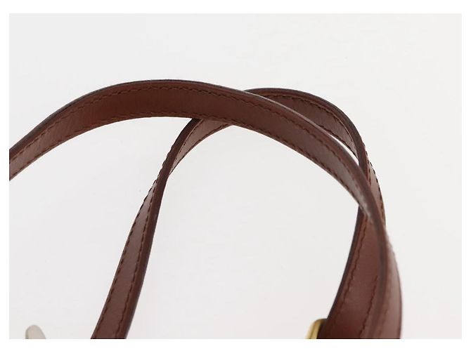 Pequin FENDI Pecan Canvas Tote Bag Canvas Leder Beige Schwarz Gold Auth bs29810 Golden - Ansicht 14