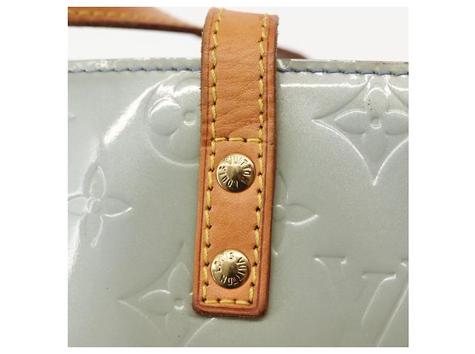 LOUIS VUITTON Monogram Vernis Reade MM Borsa a Mano Lavanda M91226 LV Auth BA6710 - vista 10