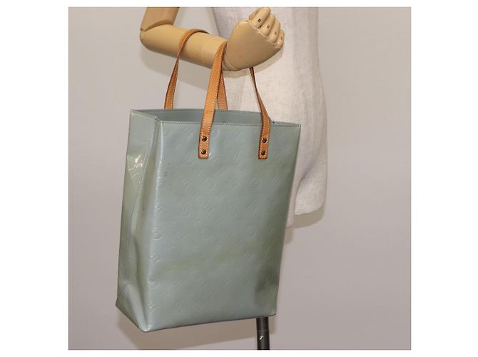 LOUIS VUITTON Monogram Vernis Reade MM Borsa a Mano Lavanda M91226 LV Auth BA6710 - vista 21
