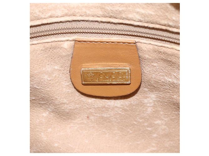 Gucci Borsa a Spalla Micro GG Supreme PVC Beige Oro 007 23 0017 Auth BA6745 D'oro - vista 18